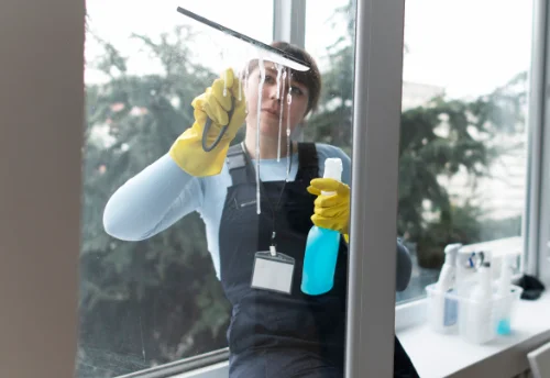 Nettoyage de vitres intérieures et extérieures à Vieux-Moulin